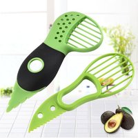 Set De 2 Pièces, Couteau À Avocat, Épluche-Avocat Et Hachoir À Avocat, En Abs Respectueux De L'environnement, Set D'outils Ergonomiques Pour Les