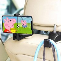 Crochet Universel Pour Appui-Tête De Voiture, 2 Supports Universels Pour Voiture Avec Support Pour Téléphone Portable/Sac À Main, Accessoires
