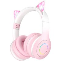 (Casque audio Bluetooth pour enfants avec contrôle du volume 85/95dB pour smartphone, iPad, tablette, Kindle, casque stéréo pour enfants à l'école