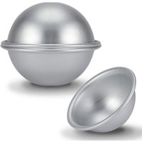 Un Moule À Pâtisserie En Aluminium (10 Cm) Demi-Boule Coupes À Gâteau Dessert Pudding