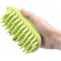 Vert - 1 X Brosse De Bain Antidérapante En Silicone Pour Animaux De Compagnie - Pour Le Massage Et Le Bain