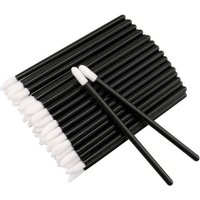 100PCS Pinceaux Lèvre Jetables Lèvres Pinceaux,Applicateur Batonnet Brosse à Lèvres Jetable Applicateur Levre Lip Brush Parfait Outil de Maquillage