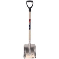Pelle à neige en aluminium manche bois 65cm avec poignée