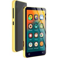 Lecteur MP3 de 4 pouce 80 Go avec Bluetooth et WiFi jaune
