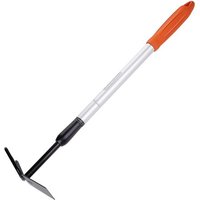 BLACK+DECKER Cultivateur avec Bêche, Râteau et Bêche de Jardin, Longueur Ajustable 66-101CM, Cultiver et Désherber, Tête en Acier au Carbone