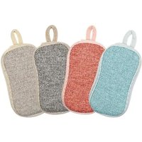 Eponges microfibre réutilisables 4 pièces antibactérien