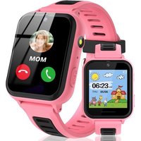 Montre Connectée Enfant Two-Way Call Téléphone Montre Touch Screen Pour Enfants Sos Rose