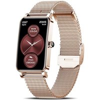 Montre Connectée Femme Or Rose Pour Android/Ios 1,45" Ip68 Étanche Or Rose