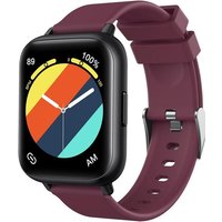 Montre Connectée Femme Smartwatch Bluetooth Étanche Avec Fréquence Cardiaque Violet