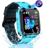 Montre Connectée Enfant Avec Gps Avec Ip68 Sos Bleu Clair