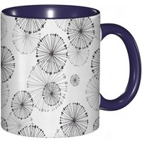 Tasse A Cafe Pissenlit Concept Blowball Fleur Silhouette Nature Inspirations Vintage Design Print Tasse Coloree Pour Bureau Maison The Cafe