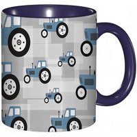 Tasse A Cafe Tracteur Agricole Camions Machines Industrielles Moissonneuse Roues Agricoles Impression De Village Tasse Coloree Pour Le Bureau La
