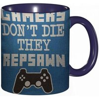 Tasse A Cafe Don't Gamers Don Die They Re-Spawn Impression Video Amusante Tasse Coloree Pour Le Bureau La Maison Le The Et Le Cafe