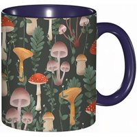 Tasse A Cafe Imprimee De Champignons Comestibles De Foret Sauvage Tasse De Tasse Coloree Pour Le Cafe De The A La Maison De Bureau