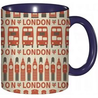 Tasse A Cafe Dessin D'attributs Locaux Classiques Big Ben Red Bus Queen's Guard Et S Impression Creme Carlet Tasse Coloree Pour Le Bureau La Maison
