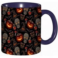 Tasse A Cafe Halloween Pour Enfants Lanterne De Citrouille Crane De Sucre Chats Imprime De Champignon Mignon Tasse Coloree Pour Le Bureau Le The Et