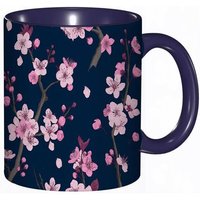 Tasse A Cafe Sakura Fleurs Florales Branches Botaniques Originales Imprime Bleu Rose Tasse De Tasse Coloree Pour Le Bureau La Maison Le The Le Cafe
