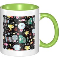 Tasse En Ceramique, Motif Chat, Style Japonais, Tasse A The, Cafe Et Cacao Pour Homme Et Femme