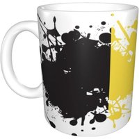 Tasse Amusante En Ceramique Avec Drapeau De La Belgique