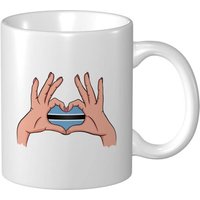 Tenir L'amour Dans Vos Mains Drapeau Du Botswana Tasse A Cafe 11 Oz Pour Bureau Maison Cadeau D'anniversaire Tasse A The