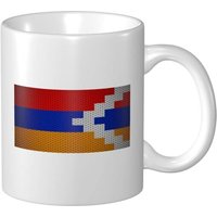Tasse A Cafe Drapeau D'artsakh 11 Oz Pour Le Bureau La Maison Cadeau D'anniversaire Tasse A The