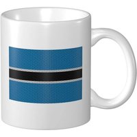 Tasse A Cafe Drapeau Du Botswana 11 Oz Pour Le Bureau La Maison Cadeau D'anniversaire Tasse A The