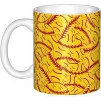Tasses A Cafe A Motif De Strategie De Baseball-Tennis De 11 Oz Tasses En Ceramique Blanche Tasse A The Nouveaute Cadeau De Xmas De Vacances