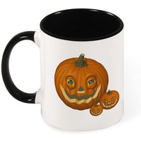 Tasse A Cafe De Couleur Grimace D'art De Citrouille De Sculpture De Xmas, Tasse En Ceramique De 330ml, Cadeau De Sante Pour Les Amis De Mere De Pere