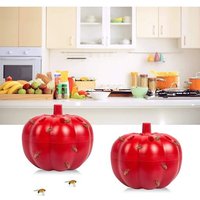 Lot de 2 pièges à moucherons d'intérieur ¿ Attrape-mouches efficace avec un design citrouille attrayant pour la cuisine et la maison