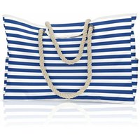 Grand Sac De Plage Supplémentaire Avec Étui Imperméable Pour Téléphone, Support Clé, Décapsuleur, Fermeture Éclair Supérieure, Plusieurs Poches, Sacs