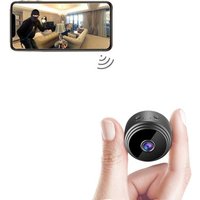 Caméra sans fil WiFi Mini caméra HD 1080P Portable Caméras de sécurité à domicile Covert Nanny Cam Petit enregistreur vidéo intérieur extérieur