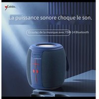 Enceinte Bluetooth Outdoor effets lumineux RGB haut volume audio sans fil subwoofer 3D surround
