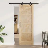 Porte Coulissante vidaXL avec Matériel 'ORKDAL'Bois Massif en Pin, Porte Intérieure vidaXL 'ORKDAL'73,5x211x4 cm Bois Massif en Pin