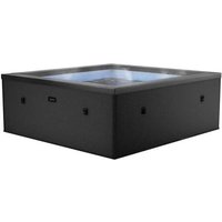 Spa semi-rigide Netspa Idaho - 6 places Coloris Charcoal Noir 140 Airjets massants