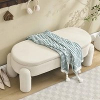 Banc De Rangement Pour La Chambre, L'armoire, Le Couloir Et Le Salon Avec Espace De Rangement, Banc Antidérapant (Beige)