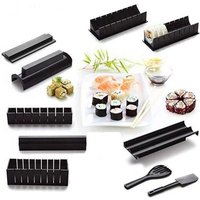 Ensemble De Fabrication De Sushis De 10 Pièces (Sans Couteau) Ensemble De Qualité Supérieure En Plastique Pour Fabricant De Sushi Ensemble D'outils