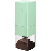 Moulin À Café Portable (Vert), Petit Moulin À Café Électrique, Moulin À Expresso Rechargeable 1300 Mah Avec Plusieurs Réglages De Mouture, Moulin À