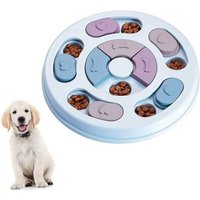 Puzzle Pour Chien Jouet D'alimentation Lente (Bleu), Distributeur De Nourriture Pour Chiot, Mangeoire De Jeu De Cerveau Pour Chien Avec Dispositif