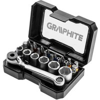Clé à cliquet - GRAPHITE - 56H610 - Kit de base - Acier allié - Compact et léger