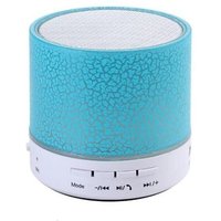 TD® Enceinte nomade bluetooth audio téléphone ordinateur portable subwoofer mini petit acier carte sans fil petit haut-parleur/Bleu
