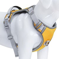 Harnais Chien Avec Laisse Harnais Anti-Traction Pour Chiens De Petite Moyenne Et Grande Taille Harna L Jaune