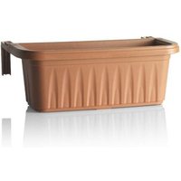 1 X BALCON RECTANGULAIRE RONDINE cm 50x20xh.18,5 - lt.11 terre cuite