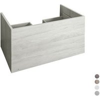 1 X MEUBLES DE SALLE DE BAIN EN BOIS 80x45,5xH.50 cm Orme Ciment