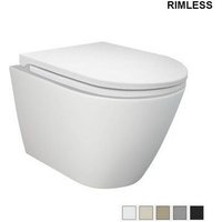 1 X TOILETTES EN CÉRAMIQUE SÉRIE FEELING Blanc Mat Mat