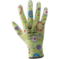 12 X GANTS POLYESTER/NBR FANCY Taille. 8