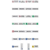 10 X ENTREE D eTIQUETTE DE SIGNAL A GAUCHE