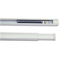 10 X TRINGLE A RIDEAU TYPE PIATTY 39 60 cm - coloris blanc