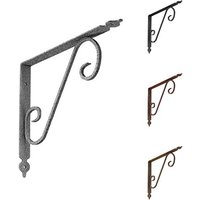 10 X SUPPORT D eTAGERE MARTELe TOSCANIA 23 x 17,5 cm cuivre mart. charge.50 kg