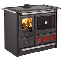 1 X POÊLE A BOIS ROSA XXL VST Anthracite - couleur naturelle petra