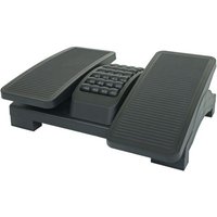 Repose-Pieds Hwc-M11, Repose-Pieds Avec Roulettes De Massage Rouleau Pour Pieds Repose-Pieds, Inclinaison Et Hauteur Réglables, Plastique
